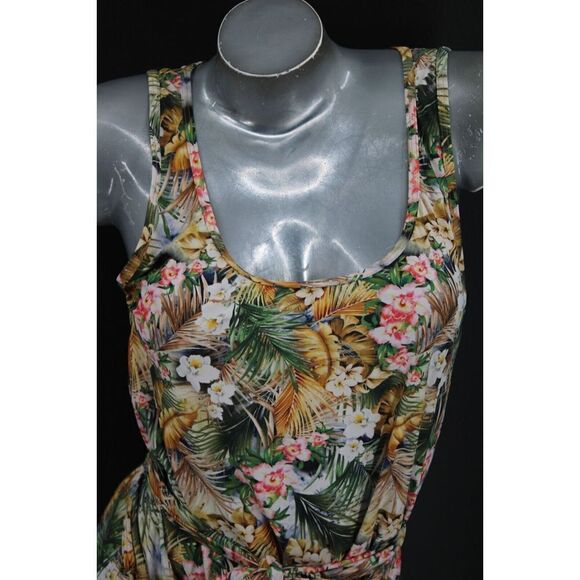 CIA.MARITIMA BEACHWEAR DRESS SWIM COVER UP MEDIUM TANK WITH WRAP WAIST SKIRT - Picture 2 of 10